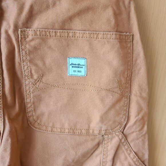 Eddie Bauer Workwear Brown Workwear Straight Leg Carpenter Pants Men's W30 x L32 - Picture 6 of 8